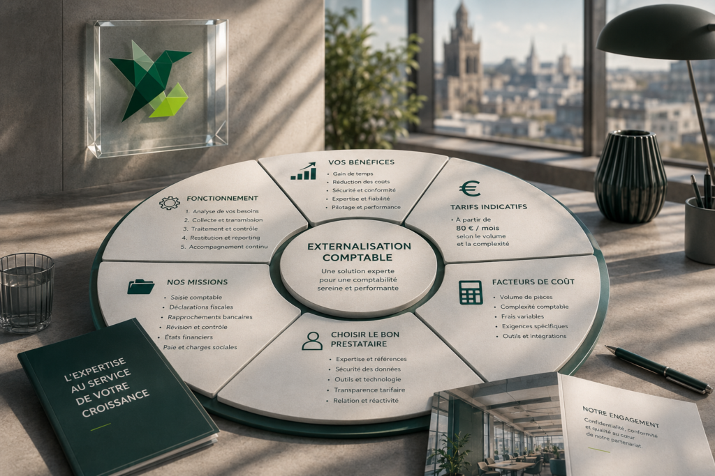 Externalisation comptable : fonctionnement, tarifs et choix du prestataire